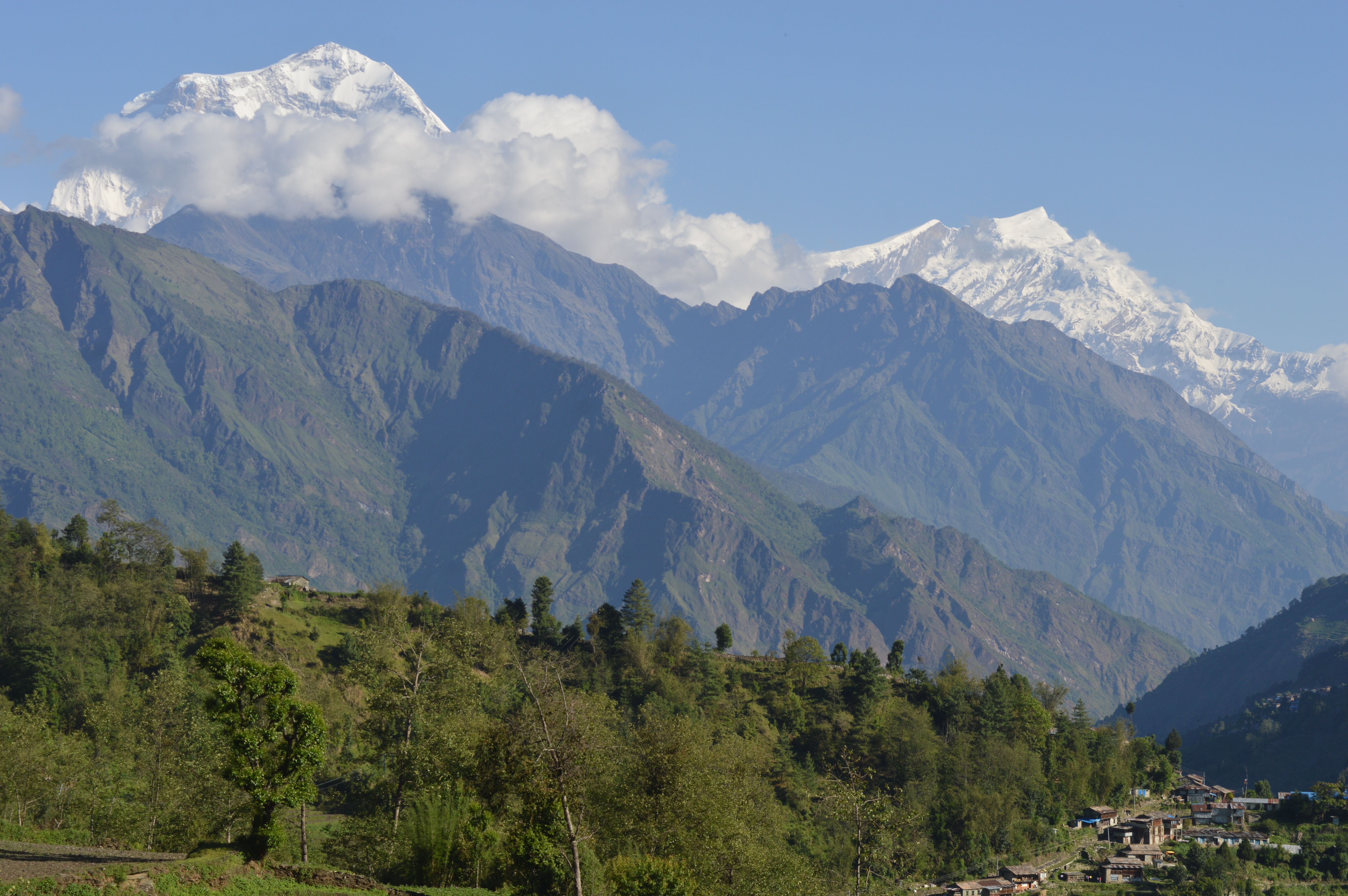 Mountain views from Shikha village