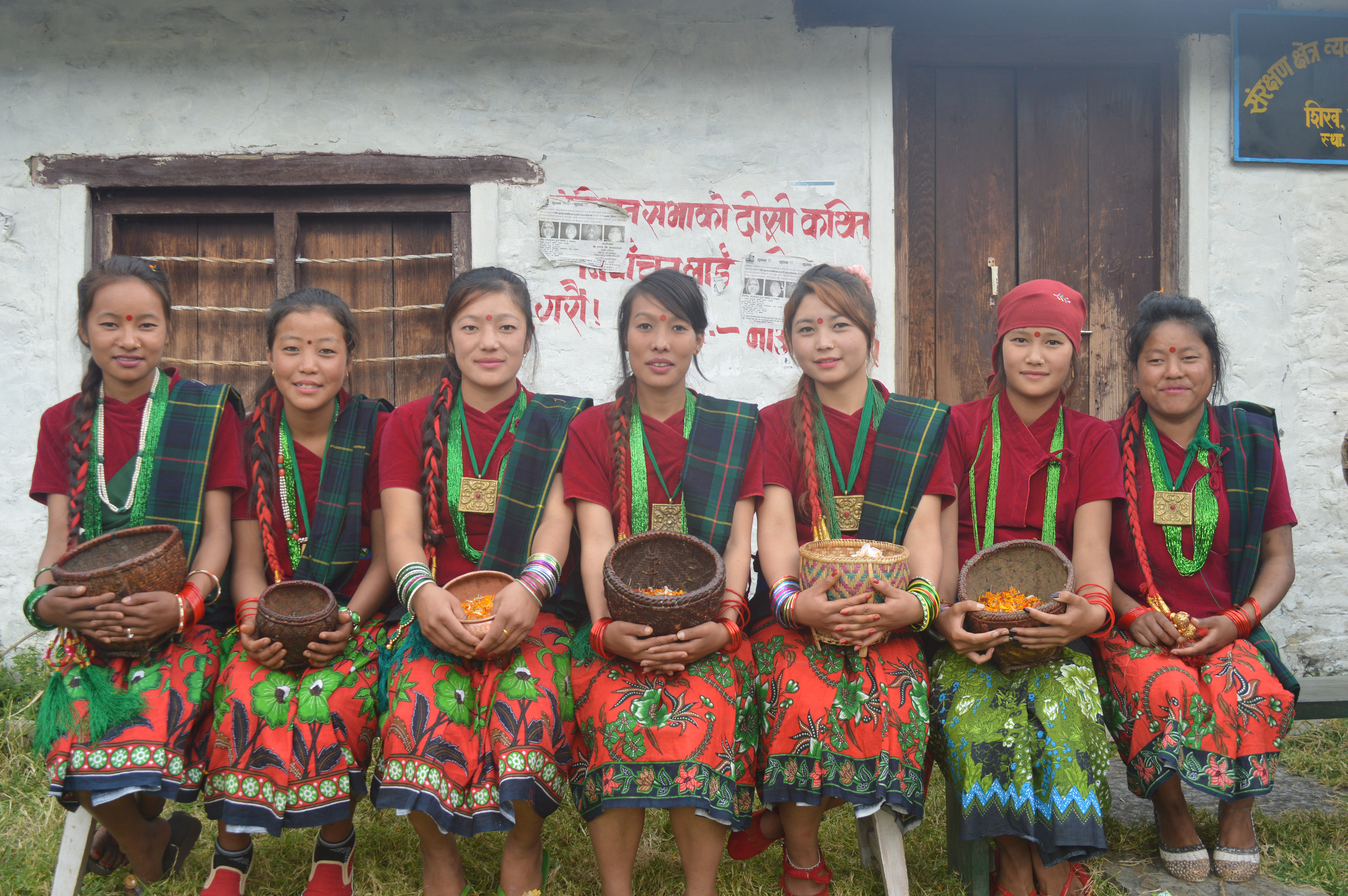 Women in traditional dress